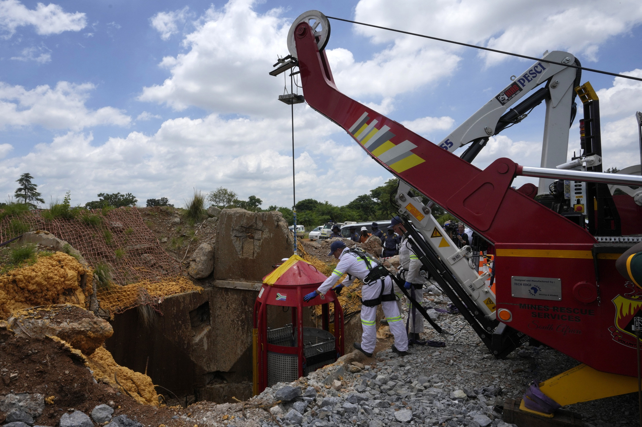 Rescue Efforts for 289 Mine Workers Trapped Underground in South Africa ...